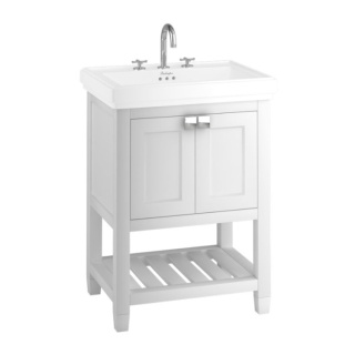 Burlington Riviera Vanity Unit, 65cm with Square Basin